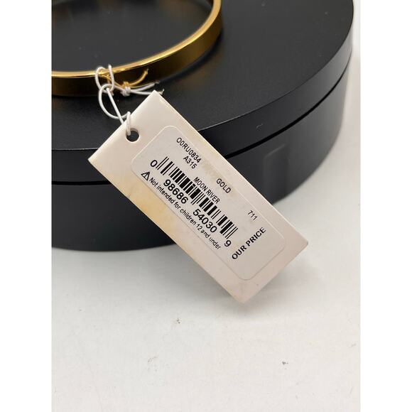 Kate Spade New York Moon River Take a Bow Gold Plated Bangle New - Picture 7 of 7